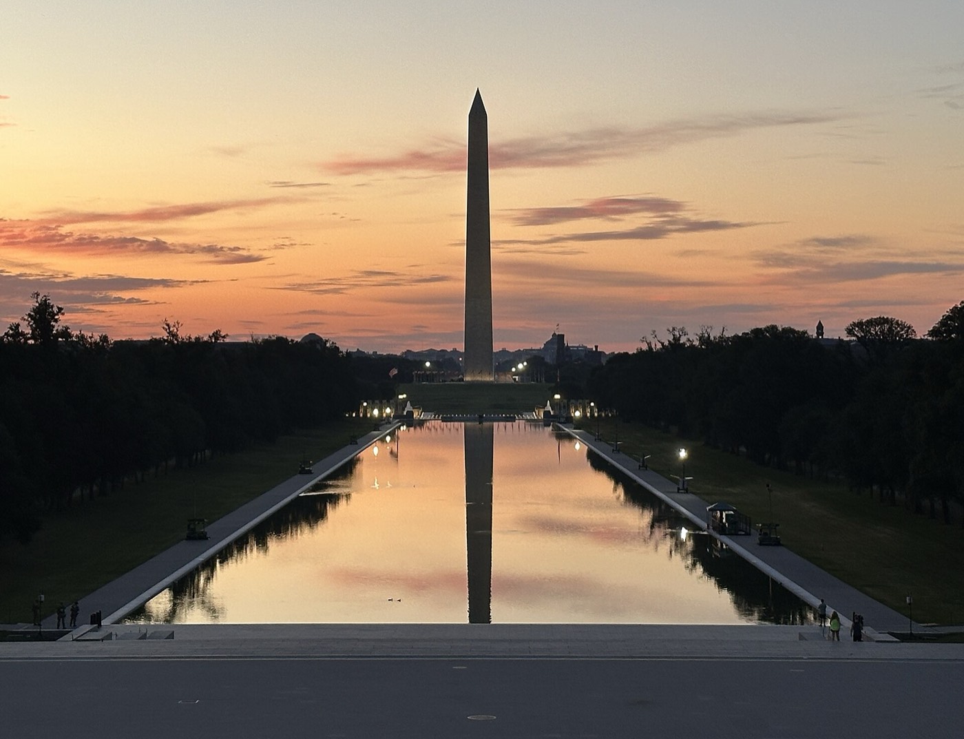 Washington Monument and the reflecting pool